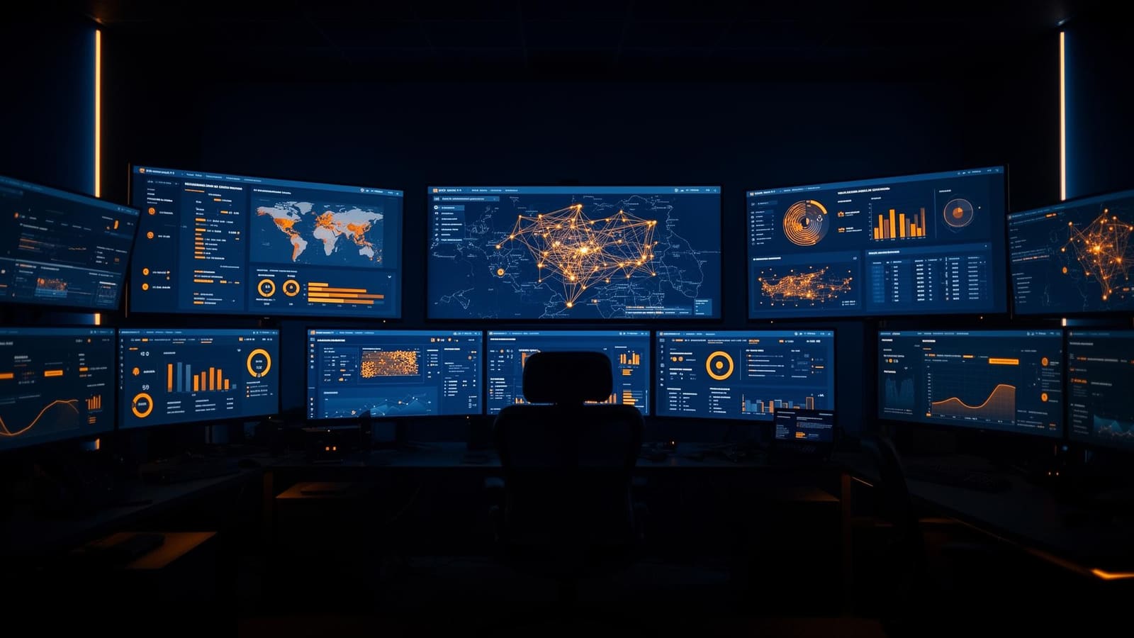 Cybersecurity operations center dashboards